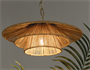 Подвесной светильник ротанг Д45В14 см - фото 50469113