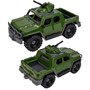 Автомобиль Джип Альфа Военный без тента, хаки И-8921 - фото 51474861