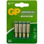 Батарейка GP Greencell AAA (R03) 24S солевая, BL4 / цена за 1 шт / 267817 - фото 53097617