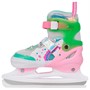 Коньки раздвижные  рM: 34-37 розово-бирюзовые 141V-552 - фото 53241444