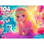 Пазл 104 Принцесса в розовом платье Ф104-7604 - фото 54118021