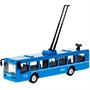 Модель SB-16-65-WB(20-1) МЕТРОПОЛИТЕН ТРОЛЛЕЙБУС 16,5 см, двери, инерц., синий Технопарк  в коробке - фото 54456637