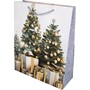 Пакет новогодний Елка 26*32*10 см 141V-1076 - фото 55151602