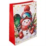 Пакет 31*42*12 см 141V-1048 снеговик - фото 55151653