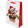 Пакет новогодний Мишка 40*32*12 см 141V-1036 - фото 55151691
