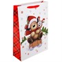 Пакет новогодний Мишка 40*32*12 см 141V-1036 - фото 55151692