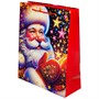 Пакет новогодний Дед Мороз 26*32*10 см 141V-1039 - фото 55151706