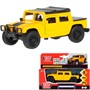 Модель SB-18-09-H1-N(Y)-WB Hummer H1 пикап желтый Технопарк  в коробке - фото 57289392