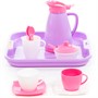 Набор посуды "Алиса" с подносом на 2 персоны (Pretty Pink) П-Е 40589 /12/. - фото 57406401