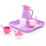 Набор посуды "Алиса" с подносом на 2 персоны (Pretty Pink) П-Е 40589 /12/. - фото 57406403