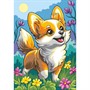 Набор для творчества Картина по номерам на холсте 20*30 см Малыш корги Рхд-049 Lori - фото 59177895