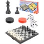 Шахматы, шашки, нарды пластиковые на магните 29х29см И-0148 - фото 59181683