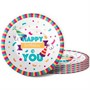 Тарелка Веселая вечеринка 18 см (6шт) L0275 - фото 60515302