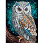 Набор для творчества Алмазная мозаика Сова 40*50см частичная выкладка 73528 - фото 60726832
