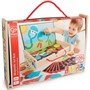 Деревянный Игровой набор Магнитный конструктор в коробке Веселый художник 91 элемент E1631_HP - фото 62309945