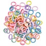 Набор резинок для волос FG250327776C в банке Miss Kapriz 97 шт в упак. цветные - фото 62411916