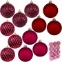 Елочный набор Шары бордо 6cm 12шт в кор. FG240517124M - фото 62734868