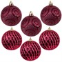 Елочный набор Шары бордо 6cm 12шт в кор. FG240517124M - фото 62734883