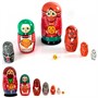 Деревянная матрешка Колобок 7 шт. Р-45/742 - фото 62737004