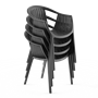 Стул ESCALATE (черный) PP0004B (от 12 шт) - фото 62753276