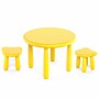 Стол детский TINI-1шт.+Табурет детский TEDDY-2шт. (желтый) (от 12 шт) - фото 62753492