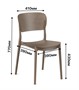 Стул ESKA (капучино) PP0009C (от 12 шт) - фото 62753641
