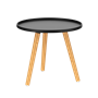 Стол журнальный TALVI черный (деревянные ножки) 1шт. PP0016BD (от 12 шт) - фото 62753938