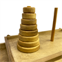 Настольная игра из дерева «Ханойские башни» M - фото 62755756
