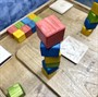 Настольная игра из дерева «Цветные кубики» М - фото 62756386