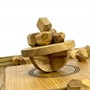 Деревянная игра «Балансирующая Полусфера» с камнями Премиум M - фото 62756444