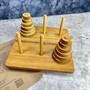 Настольная игра из дерева «Ханойские башни» XS - фото 62756932