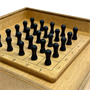 Деревянная игра «Шахматы памяти» в пенале - фото 62757300