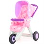 Коляска для куклы №2 прогулочная трехколесный колесная 48141 П-Е /1/ - фото 62757377