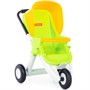 Коляска для кукол прогулочная Anita 3-х колёсная зеленая в пакете 95213 П-Е - фото 62760460