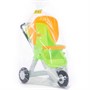 Коляска для кукол прогулочная Anita 3-х колёсная зеленая в пакете 95213 П-Е - фото 62760461