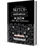 Ежедневник 80 л. 365 идей для скетчинга НОВЫЙ УРОВЕНЬ черная, кошачьи лапки 9785001413066 - фото 62761473