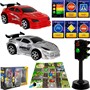 Набор машин MK723A2 Young Racer со светофором микс в кор. - фото 62761644