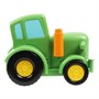 Город мастеров 10011-GK Большие кубики: зелёный ТРАКТОР, 4 дет. - фото 62761736