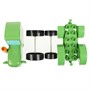 Город мастеров 10011-GK Большие кубики: зелёный ТРАКТОР, 4 дет. - фото 62761737