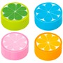 Ластик ПИФАГОР "Лимончики", 27х27х12мм, цвет ассорти, круглый, 228720 - фото 62761986
