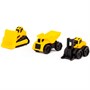 Автомобиль Самосвал-мини + Бульдозер-мини гусеничный + Погрузчик-мини вилочный (в пакете) 47981 П-Е /30/ - фото 62762037
