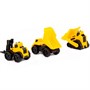 Автомобиль Самосвал-мини + Бульдозер-мини гусеничный + Погрузчик-мини вилочный (в пакете) 47981 П-Е /30/ - фото 62762039