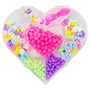 Набор бусин 013T Сердце в кор. - фото 62762187