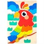 Деревянная Развивающая игра Аппликация Попугай IG0777 - фото 62762869