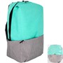 Рюкзак молодежный 35х24х12см голубой-серый 141V-480-2 - фото 62765243