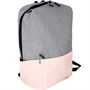 Рюкзак молодежный  35х24х12см серый-розовый 141V-480-1 - фото 62765270