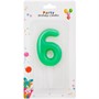 Свеча для торта Цифра 6 в ассорт. FG240525045L-7 - фото 62768359