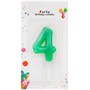 Свеча для торта Цифра 4 в ассорт. FG240525045L-5 - фото 62768372