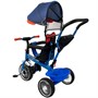Велосипед трехколесный синий JTRL066-3 колеса ЭВА  10"/8" - фото 62768478