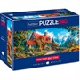 Пазл 240 Живописный домик Compact Box + Постер для сборки 089510 - фото 62768700
